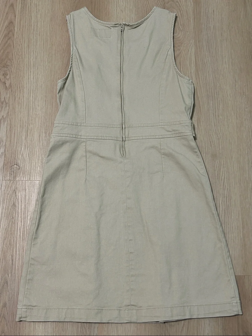 Old Navy Girls Tan Sleeveless A-Line School Dress Uniform -Jumper Size L 10-12